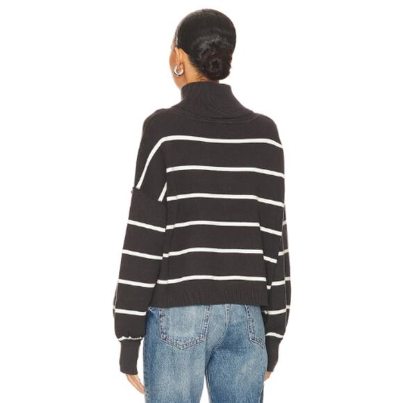 Free People Paulie Sweater in Smoked Pearl Combo NWT Size XS - Picture 3 of 3